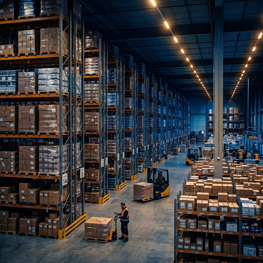 Modern distribution center and inventory management